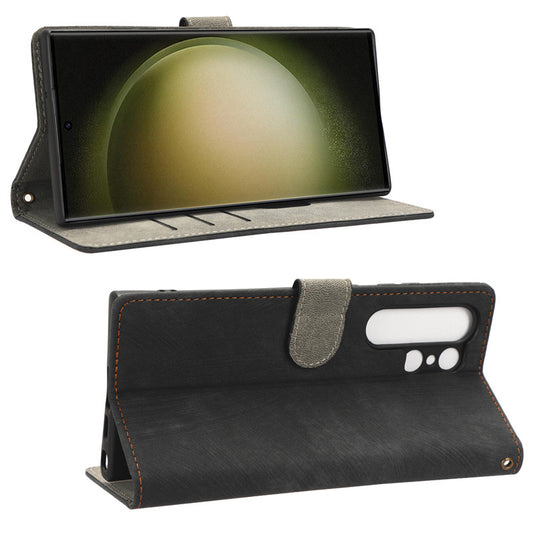Black Wallet Case (Galaxy S24 Ultra)