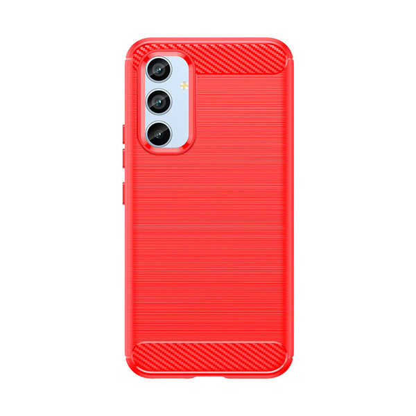 Red Brushed Metal Case (Galaxy A54)