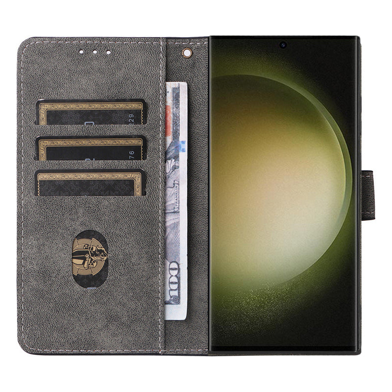 Brown Wallet Case (Galaxy S24 Ultra)