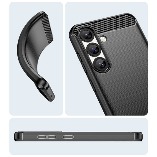 Black Brushed Metal Case (Galaxy S25+)