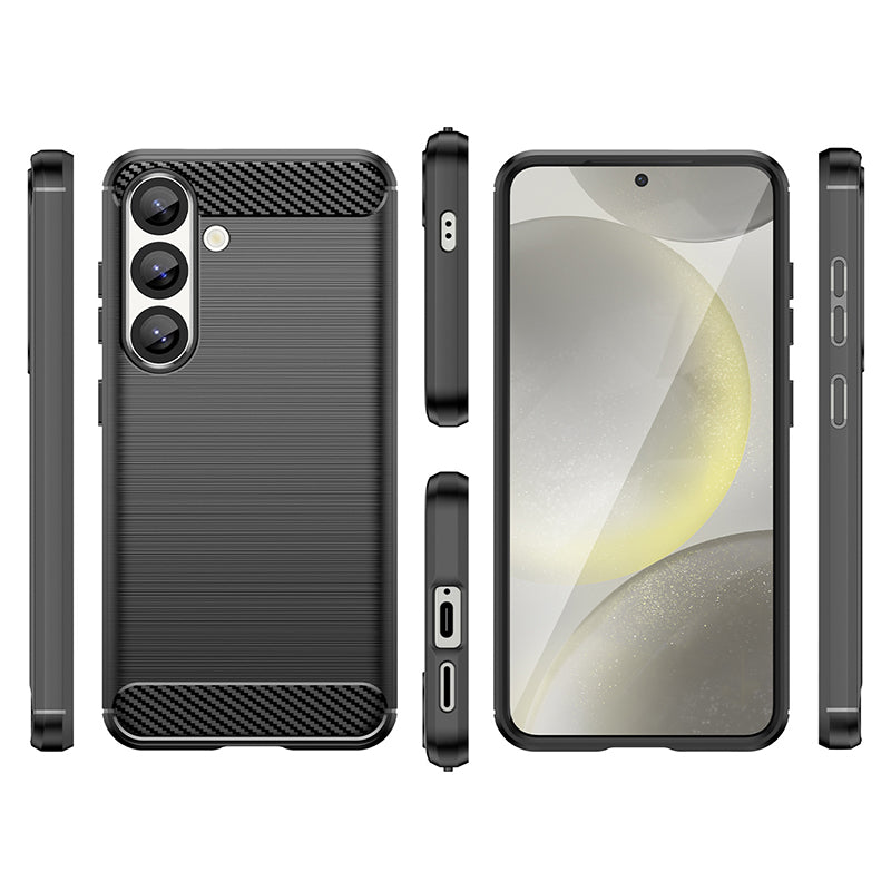 Black Brushed Metal Case (Galaxy S25 FE)