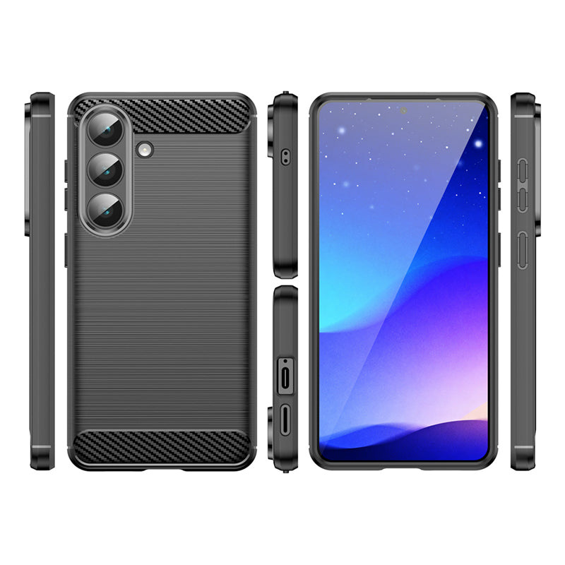 Black Brushed Metal Case (Galaxy S26)