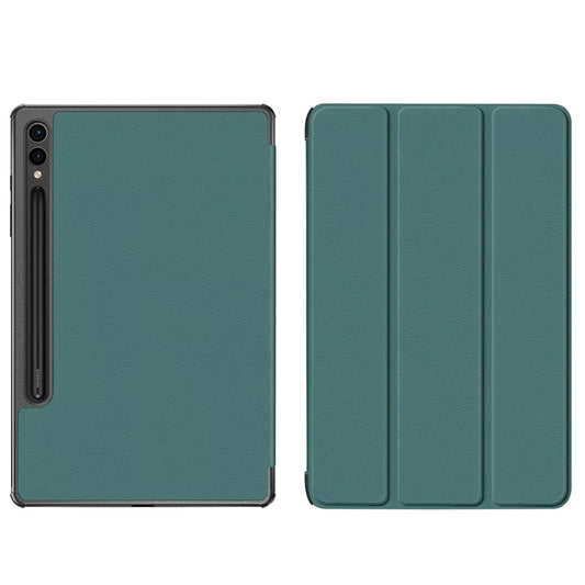 Forest Green Leather Folio Case (Galaxy Tab S11 Ultra)