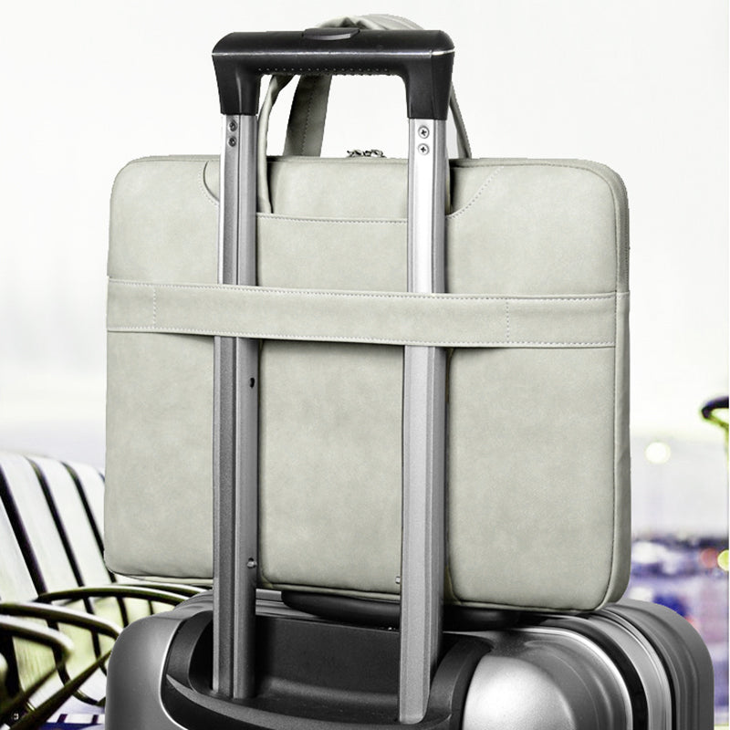 Mint Suede Messenger Bag