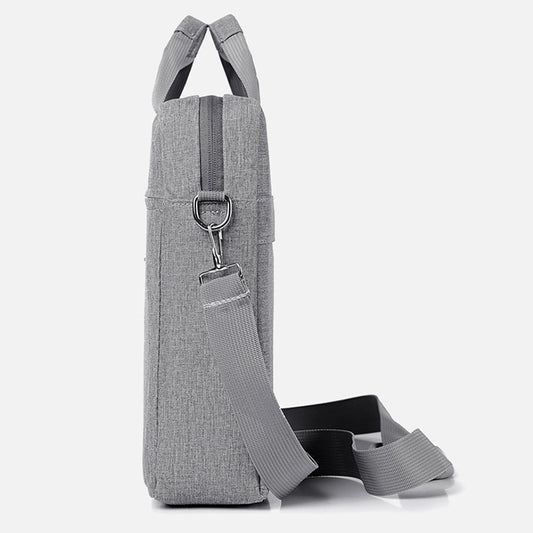 Grey Oxford Cloth Messenger Bag