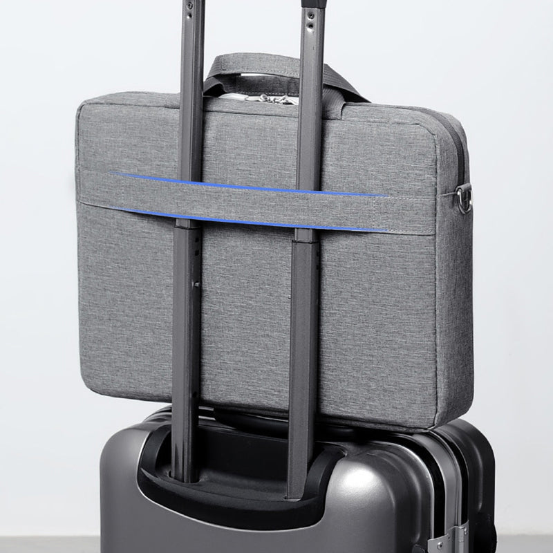 Grey Oxford Cloth Messenger Bag