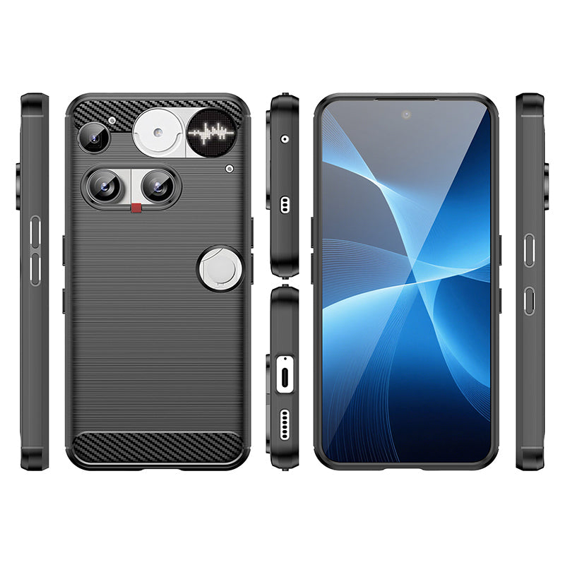 Black Brushed Metal Case (Nothing Phone 3)