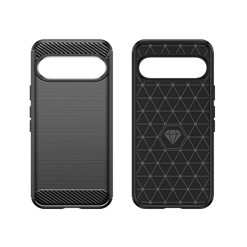Red Brushed Metal Case (Pixel 9 Pro)