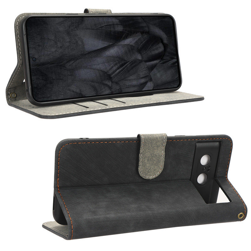 Black Wallet Case (Pixel 8a)