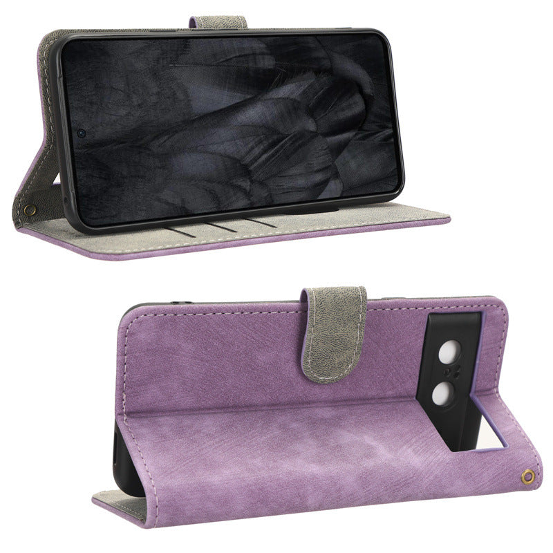 Purple Wallet Case (Pixel 8a)
