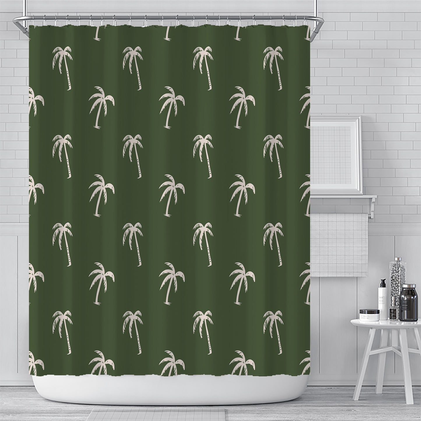 Tropical Palms Shower Curtain