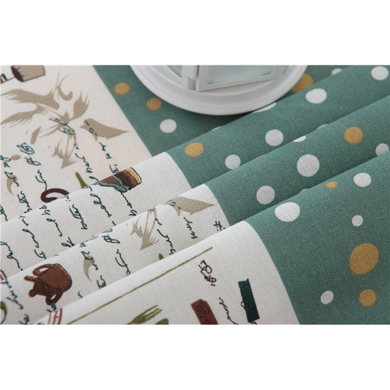 Tea Time Cotton Table Cloth