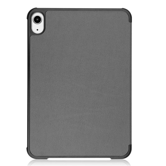 Grey Leather Folio Case with Smart Cover (iPad Mini 6 / Mini 7)