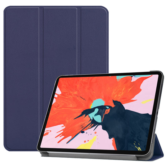 Navy Leather Folio Case with Smart Cover (iPad Air 10.9-inch 2020-2022)