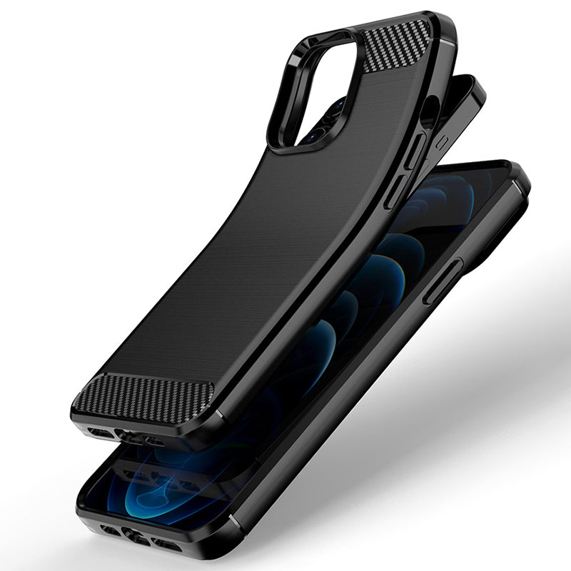 Black Brushed Metal Case (iPhone 15 Pro Max)