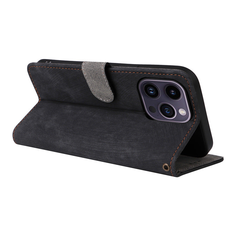Black Wallet Case (iPhone 16 Pro)