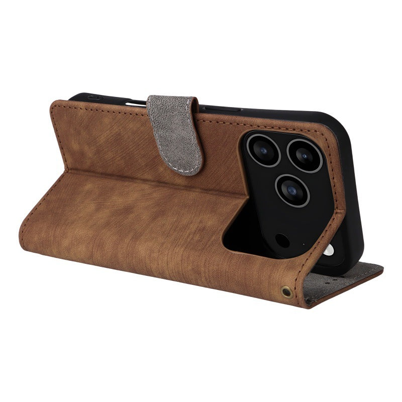 Brown Wallet Case (iPhone 17 Pro)