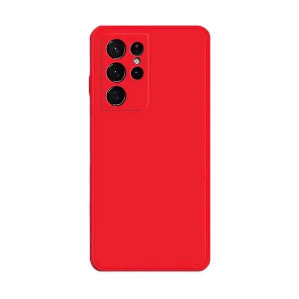 Matte Red Soft Case (Galaxy S22 Ultra)