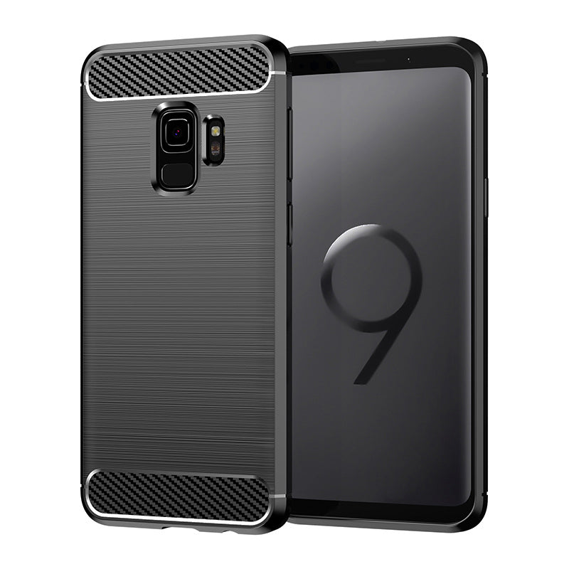 Black Brushed Metal Case (Galaxy S9)