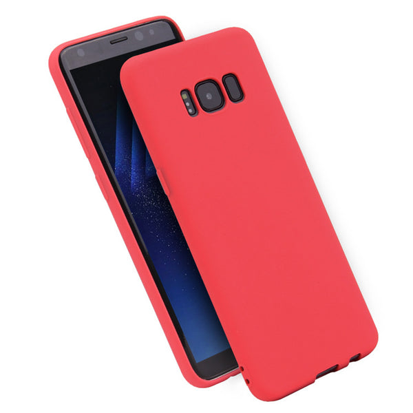 Matte Red Soft Case (Galaxy S8+)