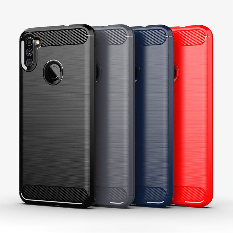 Grey Brushed Metal Case (Galaxy A11)