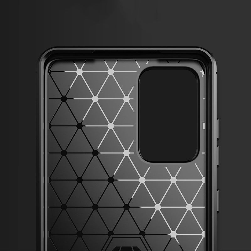 Red Brushed Metal Case (Galaxy A52)