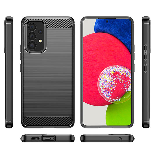 Black Brushed Metal Case (Galaxy A53)