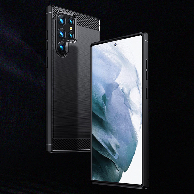 Navy Brushed Metal Case (Galaxy S23 Ultra)