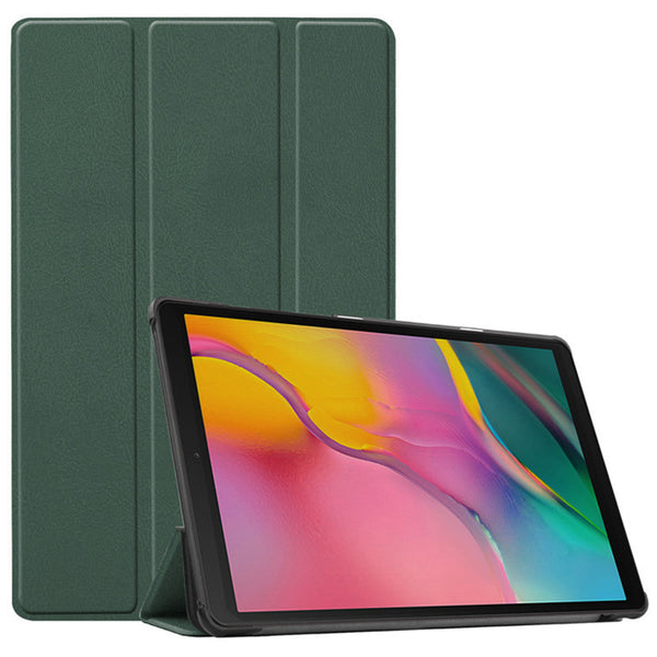 Forest Green Leather Folio Case (Galaxy Tab S7 / Tab S8 11-inch)