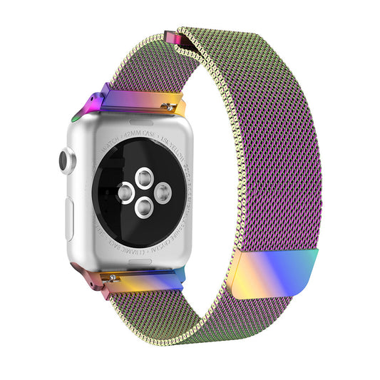 Rainbow Milan Mesh Apple Watch Strap (38mm-42mm)