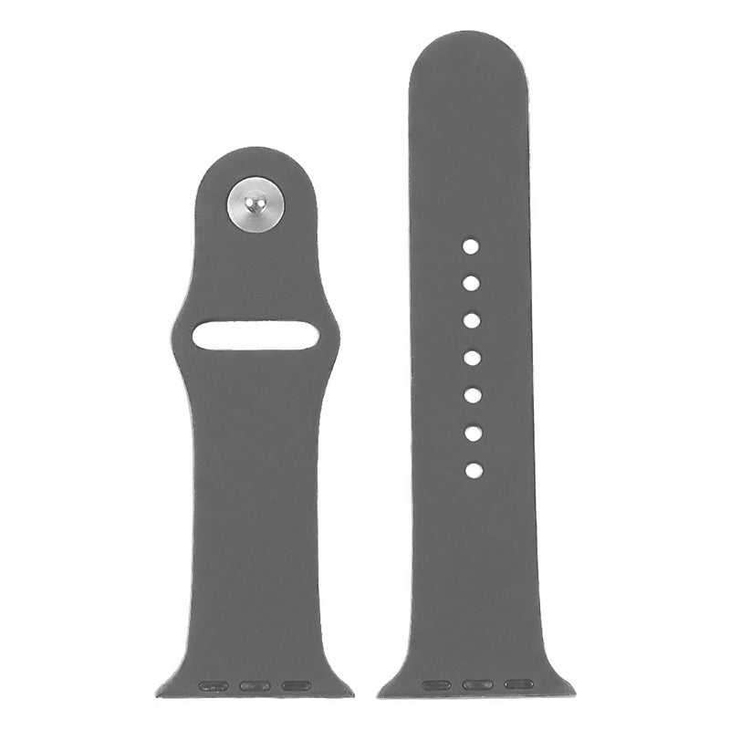Gray silicone hotsell apple watch band