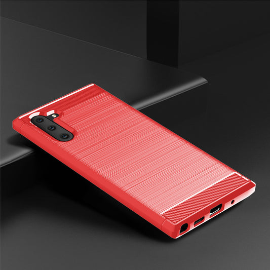 Red Brushed Metal Case (Galaxy Note 10)