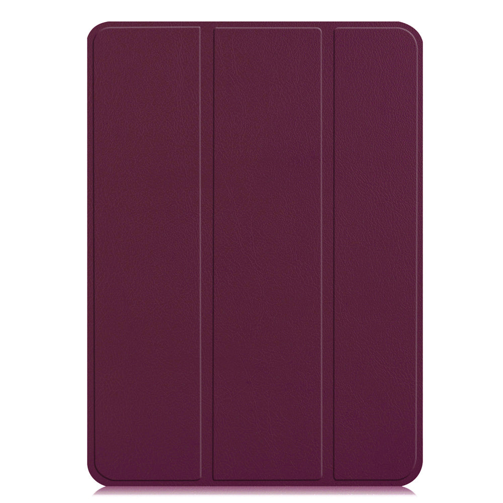 Wine Leather Folio Case with Smart Cover (iPad Air 10.9-inch 2020-2022)