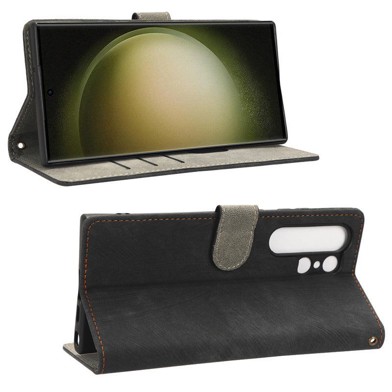 Black Wallet Case (Galaxy S24 Ultra)