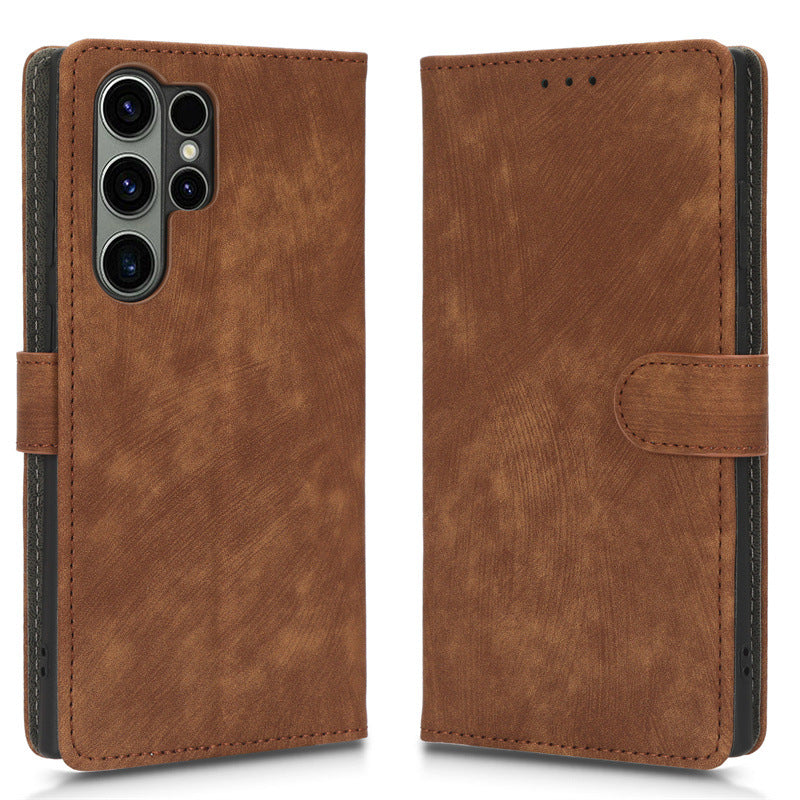 Brown Wallet Case (Galaxy S25 Ultra)