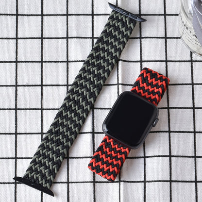 Navy & Pink Braided Apple Watch Strap (38mm-42mm)