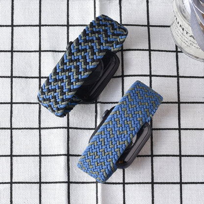 Navy & Pink Braided Apple Watch Strap (38mm-42mm)