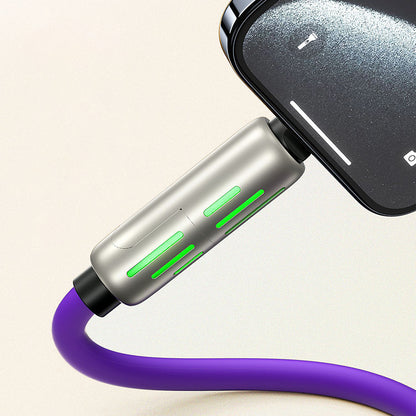 Purple Charging Cable Lighting/USB-C/USB-A