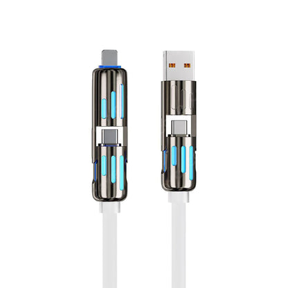 White Charging Cable Lighting/USB-C/USB-A