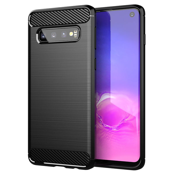 Black Brushed Metal Case (Galaxy S10+)