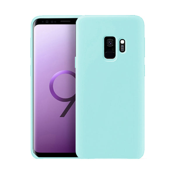 Matte Mint Blue Soft Case (Galaxy S9)