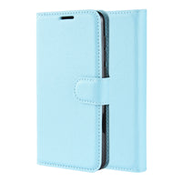 Light Blue Leather Wallet Case (Galaxy Note 20)