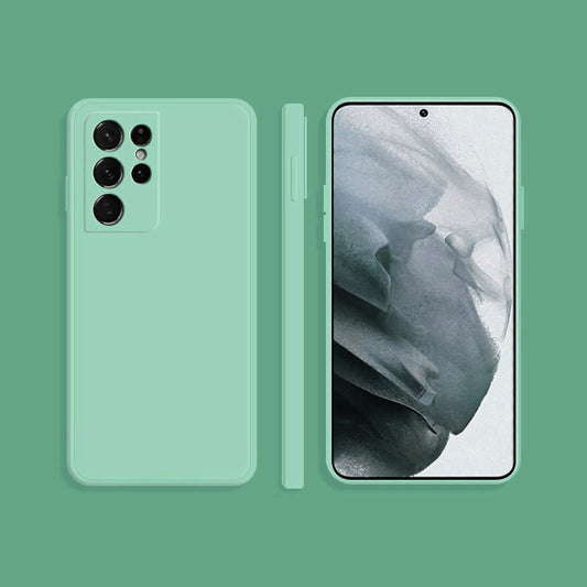Matte Mint Blue Soft Case (Galaxy S21 Ultra)