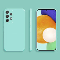 Matte Mint Blue Soft Case (Galaxy A52)