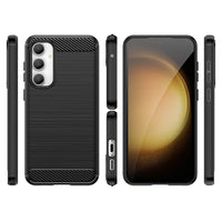 Black Brushed Metal Case (Galaxy S23 FE)