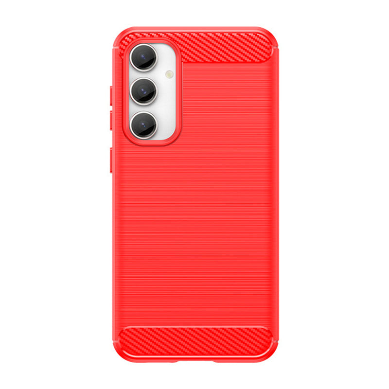 Red Brushed Metal Case (Galaxy S23 FE)