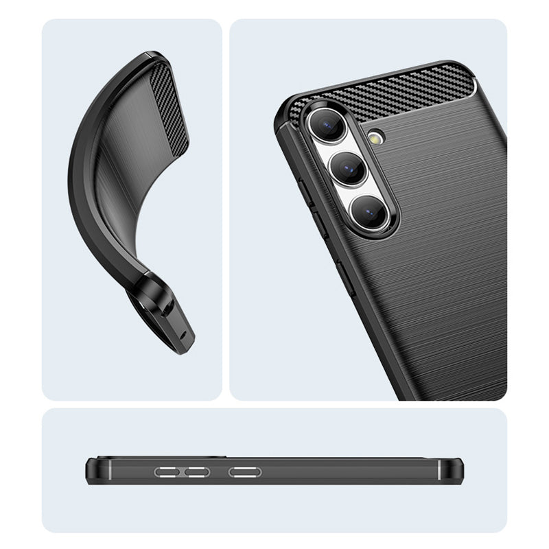 Red Brushed Metal Case (Galaxy S24+)