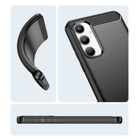 Red Brushed Metal Case (Galaxy A35)
