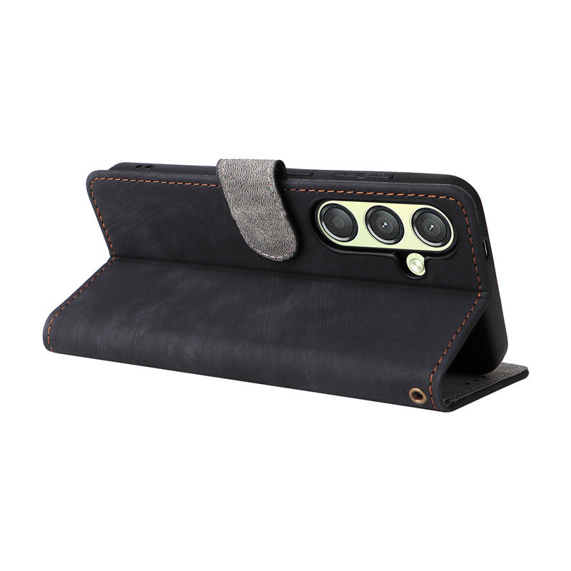 Black Wallet Case (Galaxy S25)