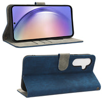 Navy Wallet Case (Galaxy S24 Plus)